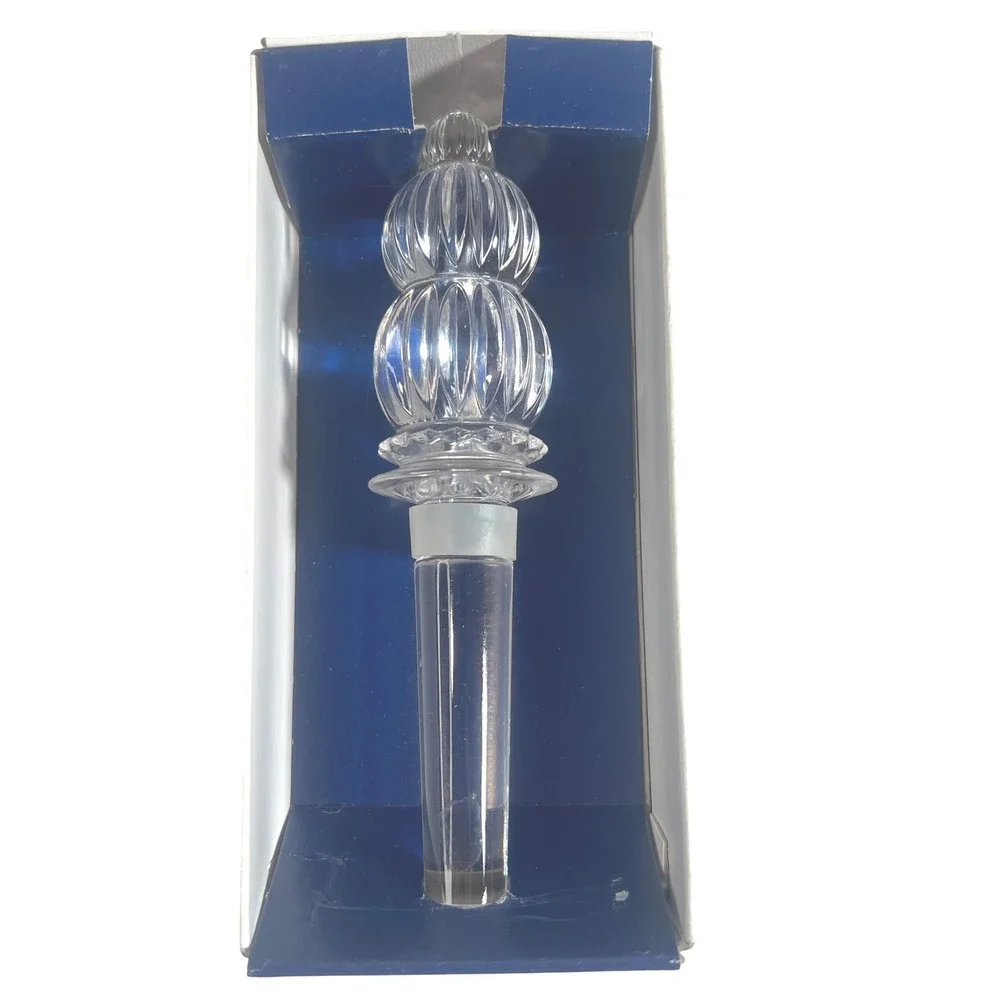 Mikasa Monterey Crystal Bottle Stopper T8173 900 Elegant Barware Accent‎